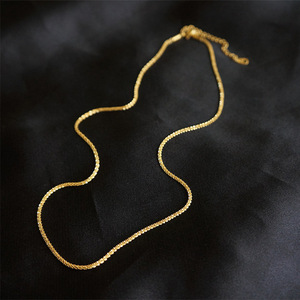 Stylish Minimalist Spiral Braided Chain Necklace And <b>Bracelet</b> <b>Set</b> Stainless Steel Unisex Gift Jewelry - Product Image 3
