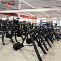 Máquina de remo en T con soporte para pecho, máquina de gimnasio para espalda con carga de placas, máquina de entrenamiento de fuerza para espalda, equipo de gimnasio, fitness