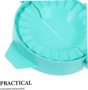 Custom 3 Pcs Blue Black Round Plastic Non Stick Pasta Making <b>Baking</b> Tool Food Grade Kitchen <b>Accessories</b> 2 in 1 Dumpling Maker - Product Image 3