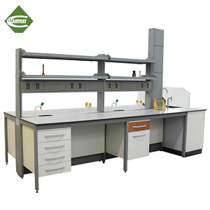 Cartmay thiết bị đồ nội thất tùy chỉnh mô-đun khoa học di động bánh xe phòng thí nghiệm băng ghế phòng thí nghiệm Gốm trung tâm đảo bảng - Product Image 3