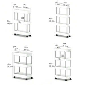 Étagère de <span class=keywords><strong>rangement</strong></span> multifonctionnelle, étagère à légumes, <span class=keywords><strong>rangement</strong></span> de <span class=keywords><strong>cuisine</strong></span>, panier à fruits, chariot roulant, <span class=keywords><strong>rangement</strong></span> - Product Image 6