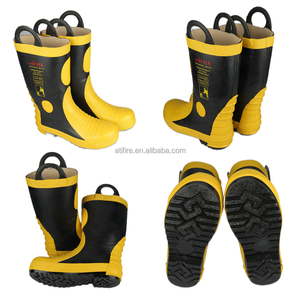 <span class=keywords><strong>Pompier</strong></span> bottes en caoutchouc ignifuge EN <span class=keywords><strong>pompier</strong></span> sécurité protection Anti-crevaison Protection lutte contre l'incendie costume acier orteil semelle - Product Image 5