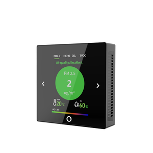 6-<strong>in</strong>-1 Smart Indoor <strong>Air</strong> Quality <strong>Monitor</strong> FS11006DC,Co2,Pm2.5,Hcho,Tvoc,Temp &amp; Humidity, Wifi/RS485 - Product Image 1