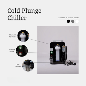 Mini refroidisseur d'eau portable Refroidissement instantané le plus rapide Alaska Chiller pour baignoire de plongée froide avec système de filtration à l'ozone Récupération - Product Image 5
