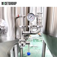 Système de fermentation en acier inoxydable 304/316 500 L, cuve de fermentation pour brasserie artisanale, bar, pub, restaurant