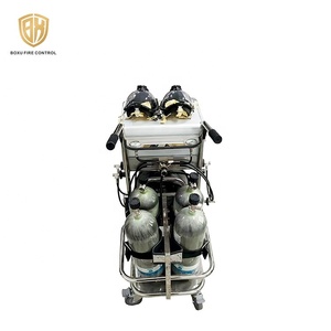 Equipo de lucha contra incendios Aparato de respiración de tubo largo portátil SCBA Trolley Car SCBA - Product Image 4