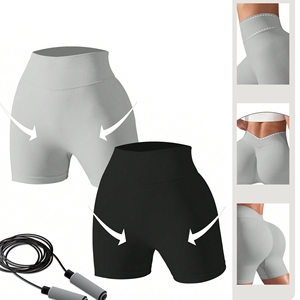 Women's High Waisted <b>Yoga</b> Tights Breathable Fitness <b>Pants</b> with Hip Lifting Feature Sports Shorts Running <b>Yoga</b> Shorts - Product Image 4