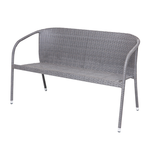 Meubles d'extérieur Banc en rotin Ensembles de <span class=keywords><strong>jardin</strong></span> Chaise de patio de <span class=keywords><strong>jardin</strong></span> avec siège double - Product Image 1