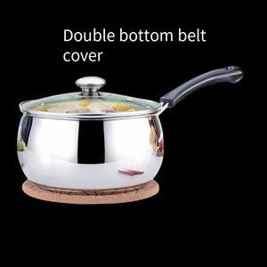 304 Thép Không Gỉ Sữa Pan Với Thép Không Gỉ Cho Hộ Gia Đình Gas Bếp Cảm Ứng Dày Súp & Hầm Bìa Nắp Bao Gồm - Product Image 2