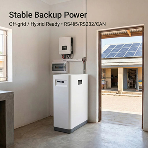 LiFePO4แบตเตอรี่15kWh 51.2V ติดผนังสำหรับบ้านระบบไฟฟ้าสำรองพลังงานแสงอาทิตย์สามารถสื่อสารผ่าน RS485ทางระบบบัสได้ - Product Image 3