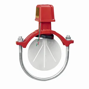 CA Indicador de flujo de agua contra incendios Tipo de sillín Interruptor de flujo de agua de protección contra incendios