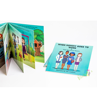 Impresión personalizada de un libro de tablero de actividades ocupado para el bebé y la versión de papel de arte preescolar Edición ocupada