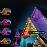 Nouvelle guirlande lumineuse LED multicolore étanche pour intérieur et extérieur, décoration de festival, fête, RGB 5V 12V 24V, lumière à pixels