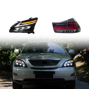 ไฟท้ายและไฟหน้าแบบ LED สำหรับ Lexus RX/Harrier ปี 2003-2008 ไฟหน้าอะไหล่ ไฟท้ายพร้อมเอฟเฟกต์เปิด-ปิดแบบเคลื่อนไหว - Product Image 1