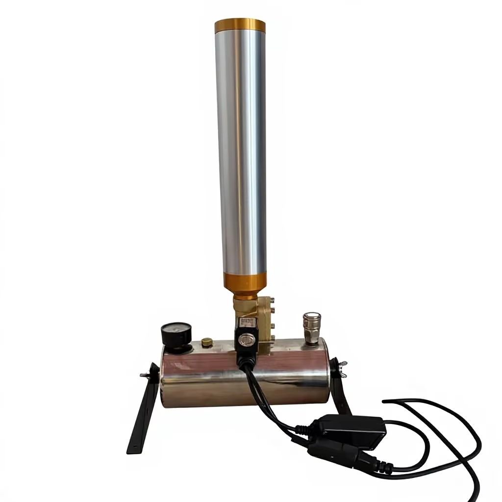 Electronic control confetti cannon machine