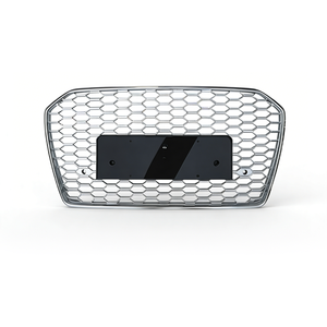 Accessoires de décoration extérieure de voiture en ABS noir, kits de carrosserie, calandre avant en maille pour <span class=keywords><strong>Audi</strong></span> A6 S6 C7 PA 2016-2018 - Product Image 5