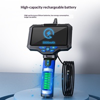Nouveau lancement : Endoscope industriel portable de 5 pouces, double objectif, haute définition 1080P, étanche IP67, champ de vision de 75 degrés pour canalisations