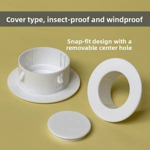 Cache-venteaux de <span class=keywords><strong>plafond</strong></span> décoratif en verre pour trous dissimulés, idéal pour <span class=keywords><strong>l</strong></span>'entretien des climatiseurs et <span class=keywords><strong>l</strong></span>'utilisation avec les hottes murales. - Product Image 3