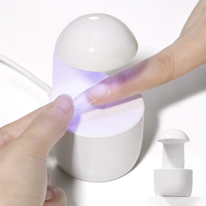 Lámpara UV LED Portátil Mini para Uñas, Secado Rápido, Máquina de Fototerapia para Arte de Uñas, Manicura Pequeña, Hecha de Plástico Resistente - Product Image 1