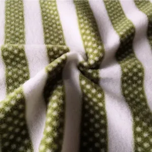 FREE SAMPLE 100% Polyester Plush Fabric Check Printed Fabric Polar Fleece Knitted Fabric