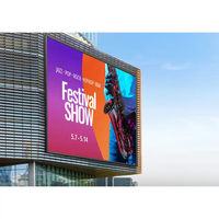 Pantalla LED para Exteriores P8 Impermeable de 5000nits de Alto Brillo, Video Wall LED para Publicidad en Vallas Publicitarias