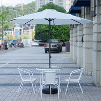 Parasol d'extérieur pliable grand format avec mât central, idéal pour le jardin et le camping, imperméable, tente de plus de 3000 mm pour 3-4 personnes, populaire en ligne