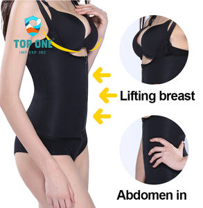 Personalizado de las mujeres sin costuras Sweatwear Cintura Trainer Tummy Belt Faja Corsé Adelgazamiento Body Shaper-Venta al por mayor - Product Image 3