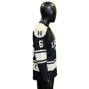 Jersey de Hockey sobre Hielo Personalizado con Bordado Profesional de Poliéster de Secado Rápido al Mejor Precio - Product Image 4