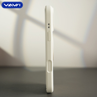 Coque de téléphone VAWI S075 avec béquille rotative à 360 degrés, en silicone liquide, pour iPhone 17 16 15 14 13 Pro Max Plus