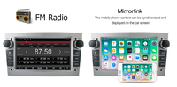 Autoradio 2 Din Android 12 Navigation GPS WiFi BT FM Audio pour Opel Corsa/Astra/Vectra/Zafira/Combo