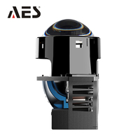 Lente de Proyector LED para Automóvil AES de 3.0 Pulgadas con Patrón de Iluminación Láser, 70W Súper Brillante, Nueva Llegada, Lente BI-LED