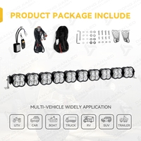 Barra de Luces LED Modular Enlazable de 42 Pulgadas para Techo, RGB DRL, para Polaris RZR, Can-Am Maverick X3, Ranger, Tacoma, Hilux, SUV, UTV, Camioneta 4x4, 4WD