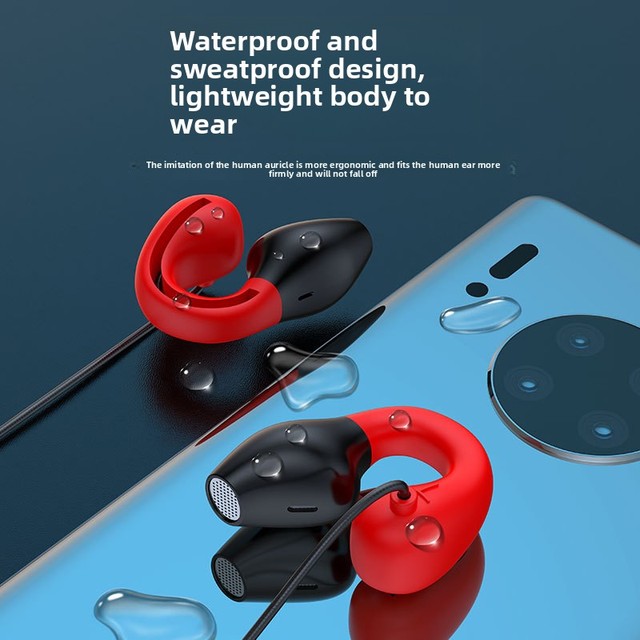 Type-C Digital Wired Clip-on Style Headphones Remote Control Microphone Silicone Gel Thermoplastic Elastomer 1.2m Earphones