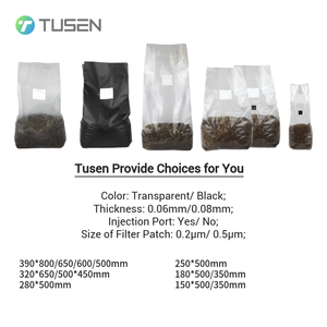 Bolsas de Cultivo de Hongos Autoclavables de PP, Directo de Fábrica Tusen, MOQ <span class=keywords><strong>500</strong></span>, para Pequeños Talleres de Cultivo de Hongos, Pedido de Prueba - Product Image 3