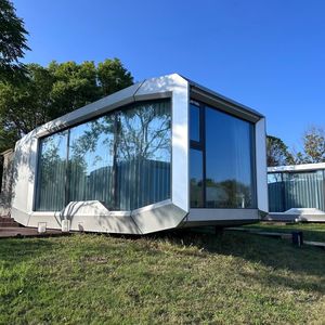 Sang trọng thời tiết đúc sẵn Modular nhà di động ngoài trời cabin Pod thông minh bằng giọng nói kiểm soát Viên Nang Nhà - Product Image 1