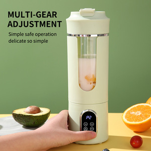 Blender portable, presse-agrumes, mini-blender rechargeable par USB avec moteur puissant, multifonction, pour écraser la glace, faire des smoothies, pour utilisation en camping-car - Product Image 4