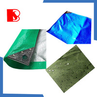 Bâche imperméable de haute qualité en PE pour la protection contre la pluie en extérieur, l'ombrage des toits, la prévention de la pluie et la protection solaire