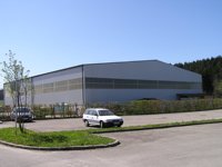 Bâtiments préfabriqués en acier modernes à pignon, design industriel, pour bureaux, hôtels, extérieurs, hôpitaux, appartements, entrepôts, ateliers