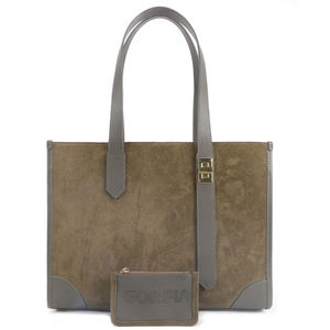 กระเป๋าโท้ทหนัง PU สไตล์หนังกลับ <span class=keywords><strong>ความ</strong></span>จุขนาดใหญ่ สะพายไหล่หรือถือได้ เหมาะสำหรับงานออฟฟิศ ใช้ในชีวิตประจำวัน ขายปลีก-ขายส่ง - Product Image 2