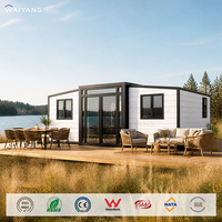 Maison préfabriquée pliable et extensible en conteneur, double aile, 2/3 chambres, 20/40 pieds, norme australienne