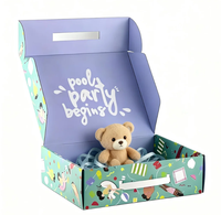 Boîtes d'emballage personnalisées pour jouets avec logo, boîtes d'expédition express avec poignée, boîtes cadeaux colorées pour l'emballage de jouets