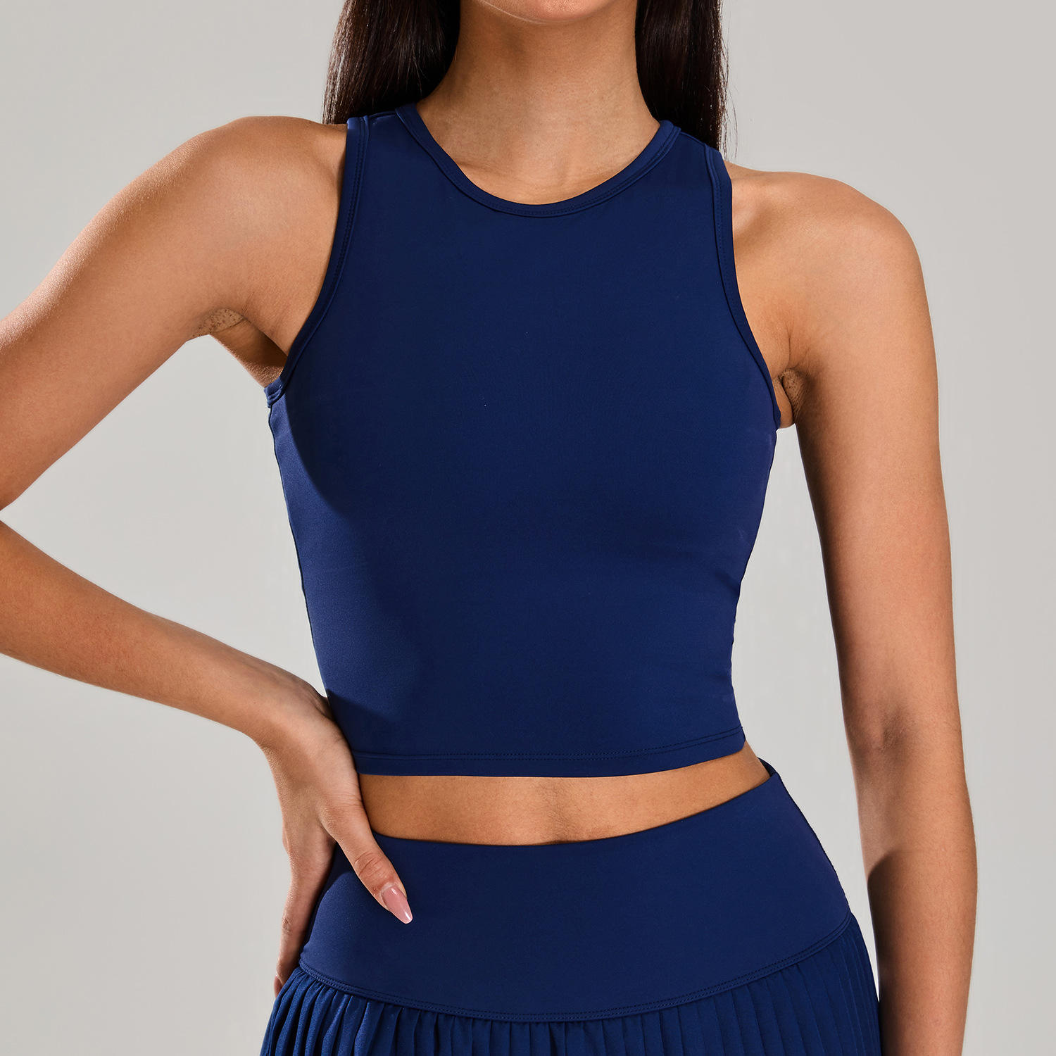 Navy blue-top