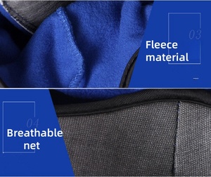 Mùa Đông Windproof Mũ Nón Lông Cừu Balaclava Mũi Lỗ Mặt Mạng Che Mặt Thoáng Khí Trượt Tuyết Mặt Bìa Cho Nam Giới Đi Xe Đạp Xe Máy - Product Image 3