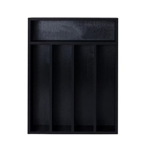 Cutlery <b>Box</b> With Drawer Dividers Rectangular Standing Type Minimalist <b>Kitchen</b> Utensil <b>Storage</b> Organizer Space Saving Adjustable - Product Image 3