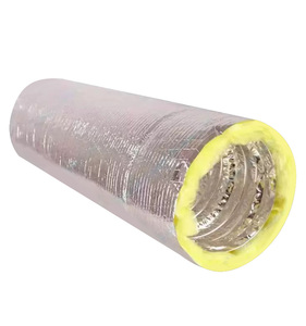 Tuyau d'expansion flexible isolé, double couche, en fibre de verre épaissie, ignifuge et résistant aux hautes températures, ODM/OEM - Product Image 6