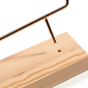 Espositore all'ingrosso in legno per gioielli: <span class=keywords><strong>porta</strong></span> <span class=keywords><strong>orecchini</strong></span>, collane, anelli e bracciali, personalizzabile, con rivestimento in velluto - Product Image 4