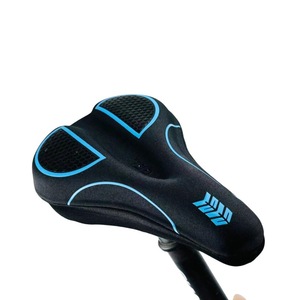 Funda de silicona gruesa para asiento de bicicleta, color negro, rojo, azul, amarillo, cómoda, para bicicleta de montaña y carretera, Unisex, para adultos - Product Image 5