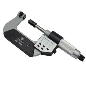Micrometro Digitale per Filettature 25-50mm con Doppio Calibro a Vite, Set di Micrometri Digitali - Product Image 4