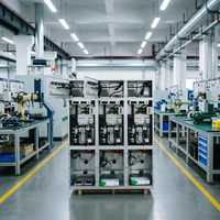 Prix usine Unité de commutation annulaire isolée solide sans SF6 12 kV pour solution de réseau intelligent, appareillage SIS sans entretien