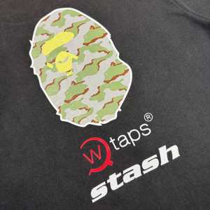 OEM ODM Vintage X Wtaps X Stash T-Shirt GRÖSSE M Streetwear Japanische Marke <span class=keywords><strong>Nigo</strong></span> - Product Image 4